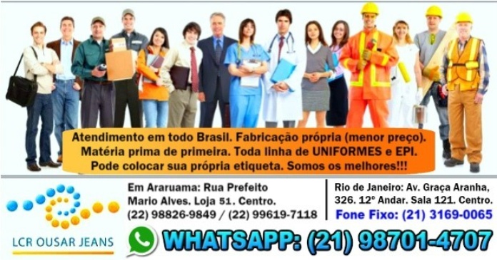 Fabrica de Uniformes e Jeans Lcr Ousar