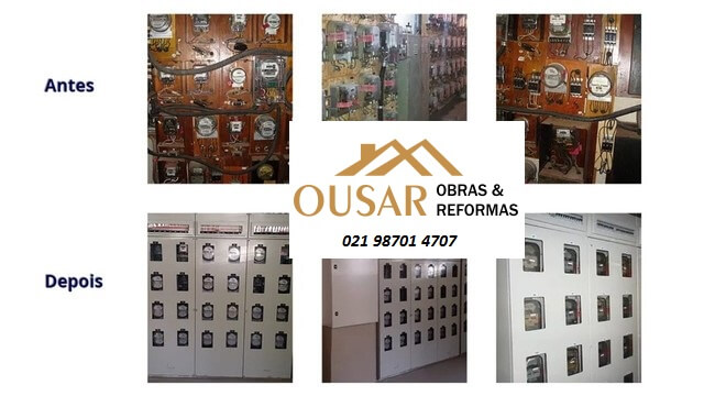 Reformas de Pc de Luz antes e depois Ousar Obras