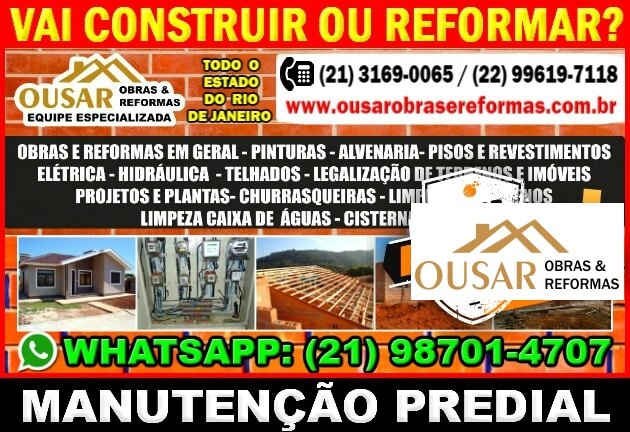 Ousar Obras Reformas e Engenharia Rj